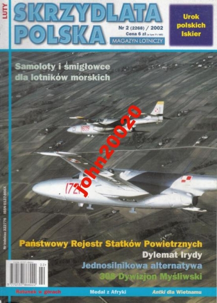 SKRZYDLATA POLSKA 2/2002.308 DYWIZJON MYŚLIWSKI
