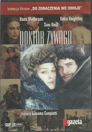 DOKTOR ŻYWAGO dvd K.KNIGHTLEY