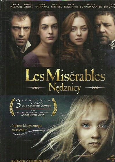 Les miserables Nędznicy - CROWE HATHAWAY dvd
