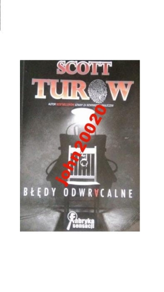Błędy odwracalne Scott Turow