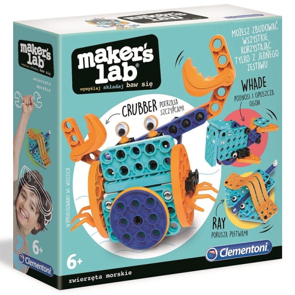 MAKERS LAB ZWIERZĘTA MORSKIE ZESTAW KONSTRUKCYJNY