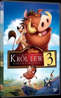 KRÓL LEW 3 HAKUNA MATATA DVD FOLIA