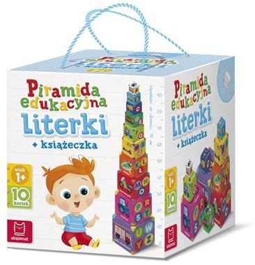 PIRAMIDA EDUKACYJNA LITERKI + KSIĄŻECZKA