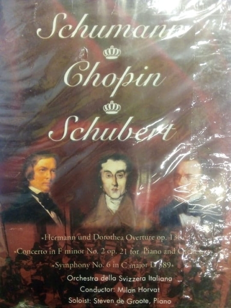 SCHUMANN CHOPIN SCHUBERT DVD 