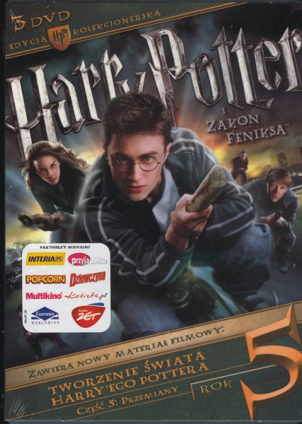 HARRY POTTER I ZAKON FENIKSA 3 DVD WYD KOLEKCJONER