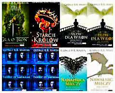 RR MARTIN GRA STARCIE UCZTA NAWAŁNICA TANIEC 8 KSIĄŻEK ZESTAW 