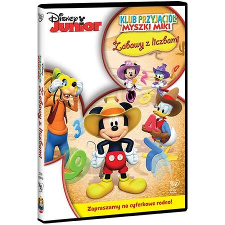 KLUB PRZYJACIÓŁ MYSZKI MIKI DVD ZABAWA Z LICZBAMI
