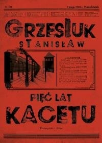 PIĘĆ LAT KACETU STANISŁAW GRZESIUK NOWA TWARDA