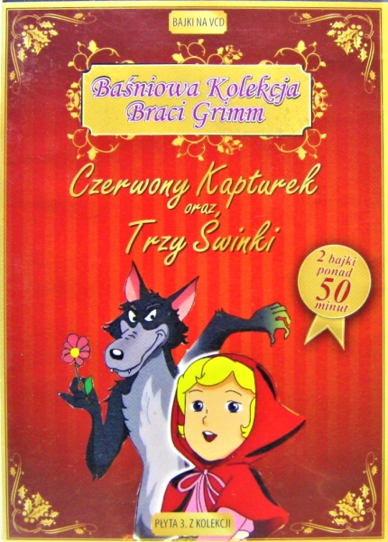 CZERWONY KAPTUREK TRZY ŚWINKI VCD