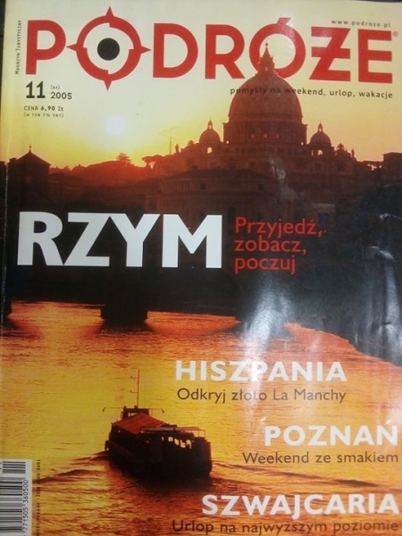 11/2005 PODRÓŻE RZYM HISZPANIA POZNAŃ SZWAJCARIA