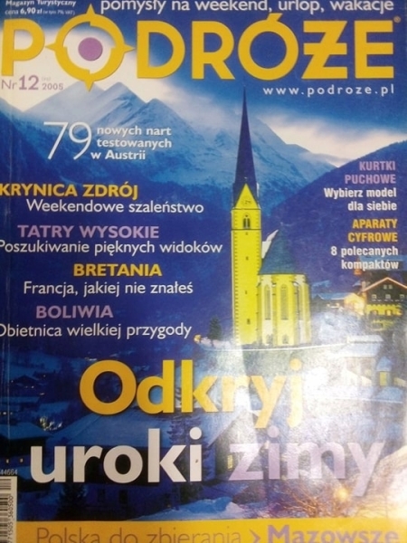 12/2005 PODRÓŻE TARTY BRETANIA BOLIWIA