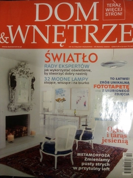 10/2007 DOM WNĘTRZE FOTOTAPETĘ OGRÓD I TARAS