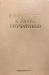 ROZPRAWY Z PRAWA PRYWATNEGO JACYSZYN DAŃKO