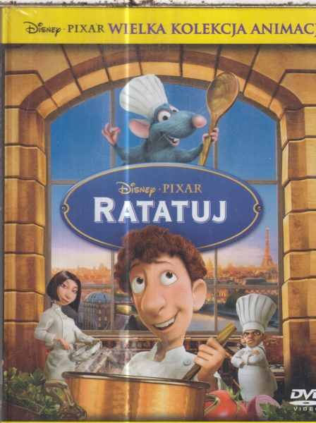 RATATUJ  DVD DISNEY DUBBING FOLIA
