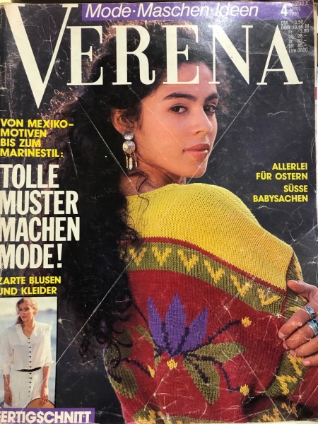 4/1990 VERENA MODE TOLLE MUSTER MACHEN 