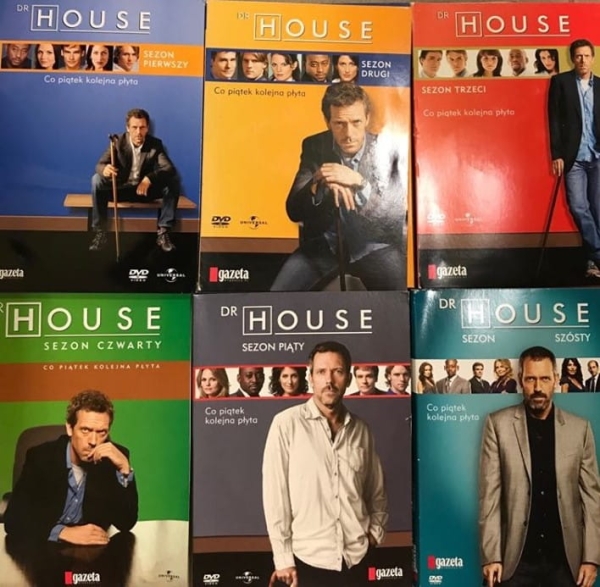 DR HOUSE SEZON 1-6 LAURIE EDELSTEIN MORRISON DVD 