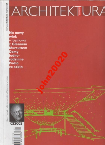 8/2003 ARCHITEKTURA MURATOR.G MURCUTT