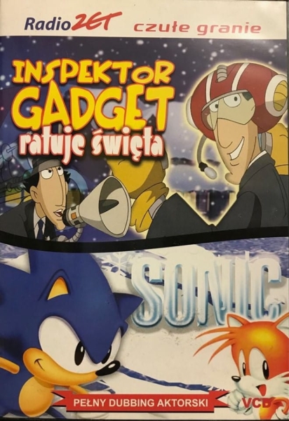 INSPEKTOR GADGET RATUJĘ ŚWIĘTA SONIC  VCD