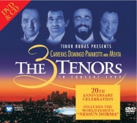  J CARRERAS P DOMINGO L PAVAROTTI Z MEHTA CD+DVD THE 3 TENORS IN CONCERT 1994 