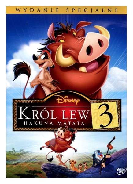 KRÓL LEW 3 HAKUNA MATATA DISNEY DVD 