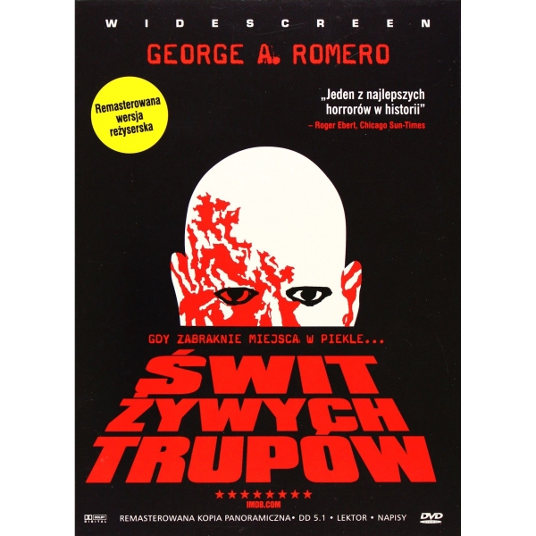 ŚWIT ŻYWYCH TRUPÓW ROMERO EBERT EMGE FOREE DVD 