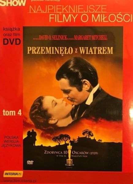 PRZEMINĘŁO Z WIATREM 4 SELZNICK  MITCHELL DVD 