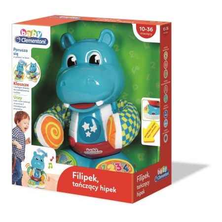 FILIPEK TAŃCZĄCY HIPEK HIPOPOTAM