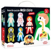 DUUUŻE PUZZLE MOJE CIAŁO PUZZLE  EDUKACYJNE PODŁOGOWE