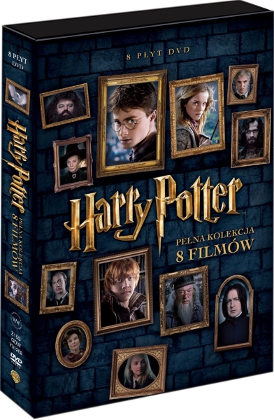 HARRY POTTER PEŁNA KOLEKCJA 8 FILMÓW 8 DVD
