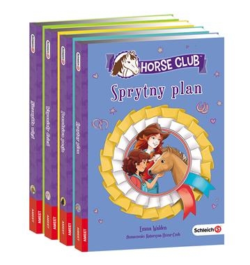 KSIĄŻKI SCHLEICH PAKIET 1 HORSE CLUB MIX 