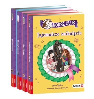 KSIĄŻKI SCHLEICH PAKIET 2 HORSE CLUB MIX