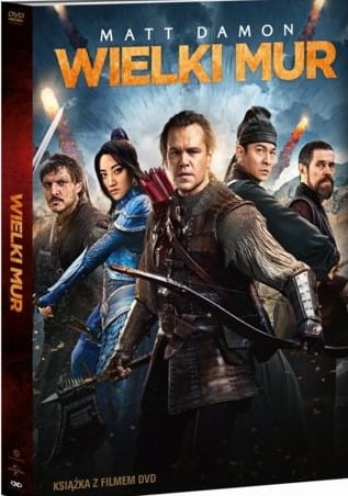 WIELKI MUR MATT DAMON DVD + KSIĄŻKA