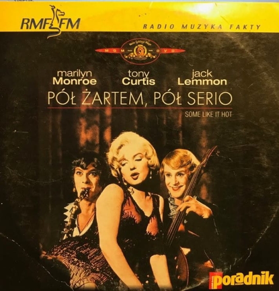 PÓŁ ŻARTEM PÓŁ SERIO MONROE CURTIS LEMMON DVD 
