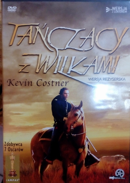 TAŃCZĄCY Z WILKAMI DVD KEVIN COSTNER LEKTOR POLSKI