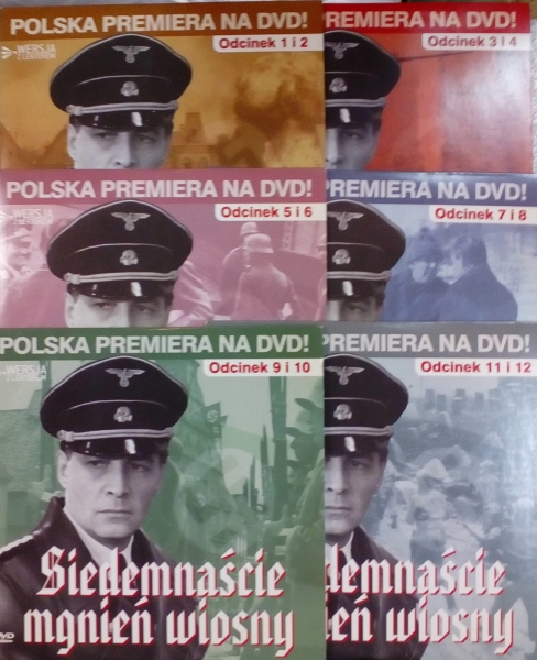 SIEDEMNAŚCIE MGNIEŃ WIOSNY DVD ODCINEK 1-12