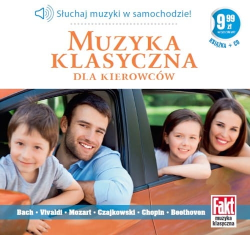MUZYKA KLASYCZNA DLA KIEROWCÓW CD + KSIĄŻKA