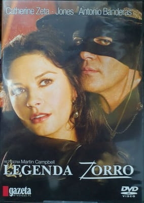 LEGENDA ZORRO ANTONIO BANDERAS DVD