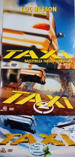 TAXI  1-3 DVD LEKTOR POLSKI LUC BESSON
