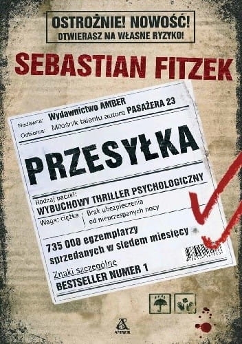 PRZESYŁKA SEBASTIAN FITZEK 