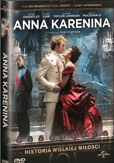 ANNA KARENINA KEIRA KNIGHTLEY DVD + KSIĄŻKA