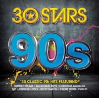 30 STARS 90S CD AQUILERA CHRISTINA SPEARS BRITNEY MARTIN RICKY BRAXTON TONI BEGA LOU SANTANA