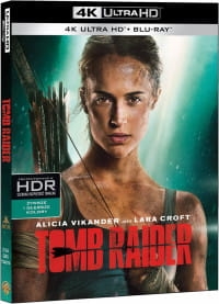 TOMB RAIDER BLU-RAY 4K + BLU-RAY A Vikander ROAR UTHAUG