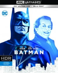 BATMAN 2 BLU-RAY 4K M KEATON J NICHOLSON K BASINGERTIM BURTON
