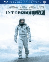 INTERSTELLAR BLU-RAY CHASTAIN  PREMIUM COLLECTION 