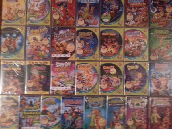 SCOOBY-DOO.ZESTAW 29 X DVD.FOLIA DUBBING 35 GODZIN