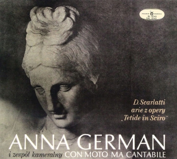 Anna German Scarlatti. Arie z opery Tetida in Sciro, CD