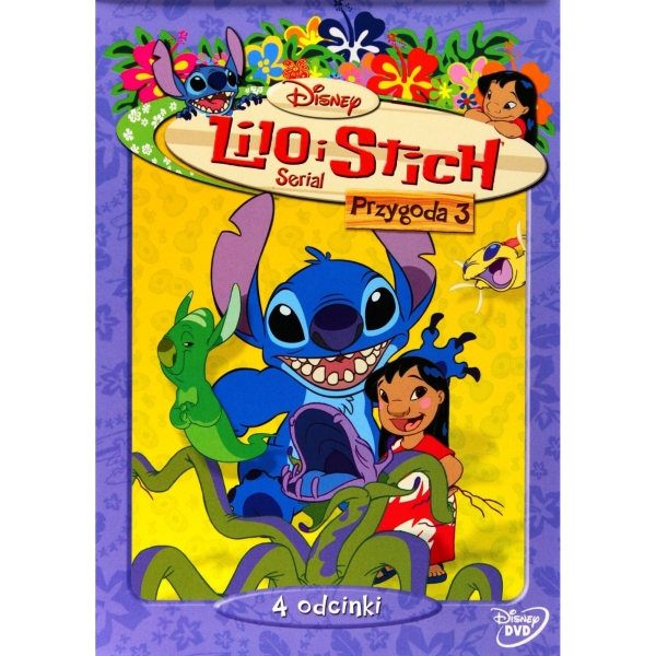 LILO I STICH SERIAL PRZYGODA 3 4 ODCINKI DISNEY DVD