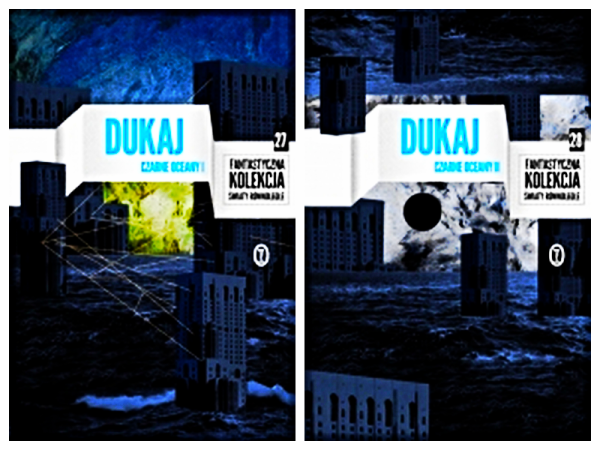 CZARNE OCEANY 1-2 JACEK DUKAJ FOLIA 