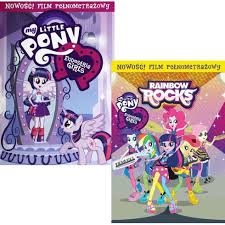MY LITTLE PONY EQUESTRIA GIRLS 1+2 PAKIET DVD