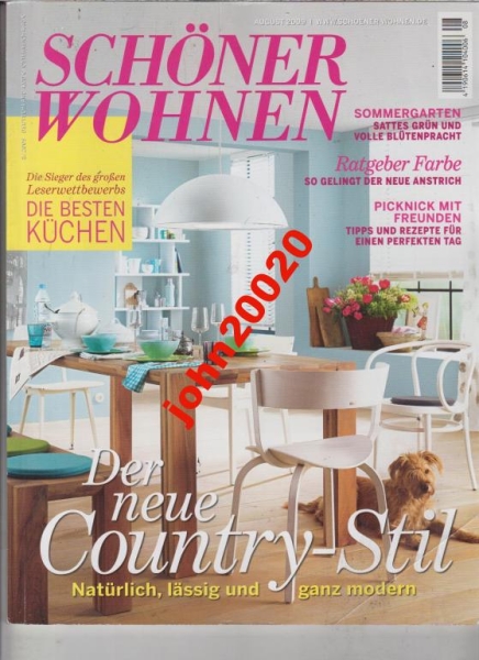 8/2009 SCHONER WOHNEN.SOMMERGARTEN